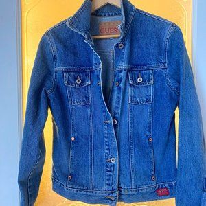 GUESS AUTHENTIC GUESS  DENIM JACKET- EXCELLENT CONDITION-MADE in USA VINTAGE 80s